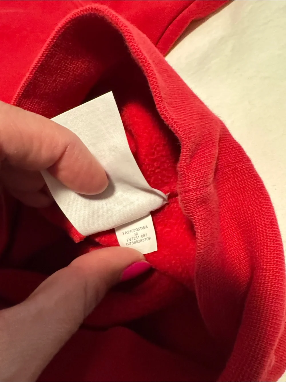 Jordan Men's Red Hooded Sweatshirt with White Jumpman